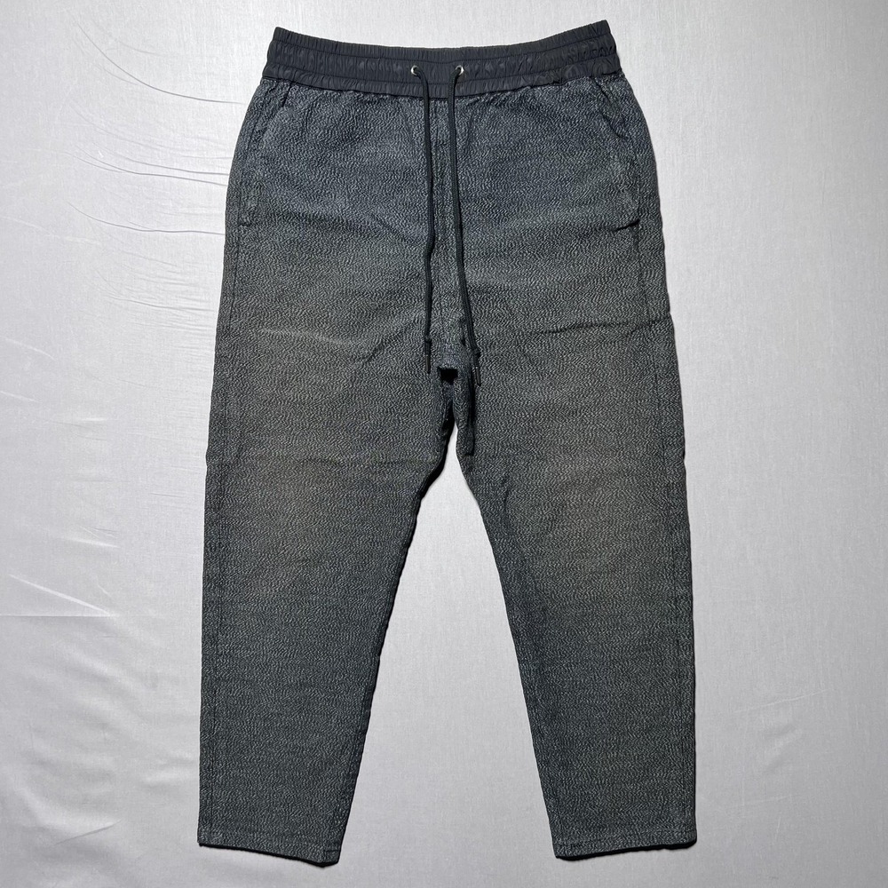 John Elliott Jogger Pants Womens Size 1‎ Gray Textured Tapered Drawstring
